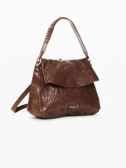 BORSA A SPALLA DONNA - DESIGUAL MARRONE - 26WAKP29