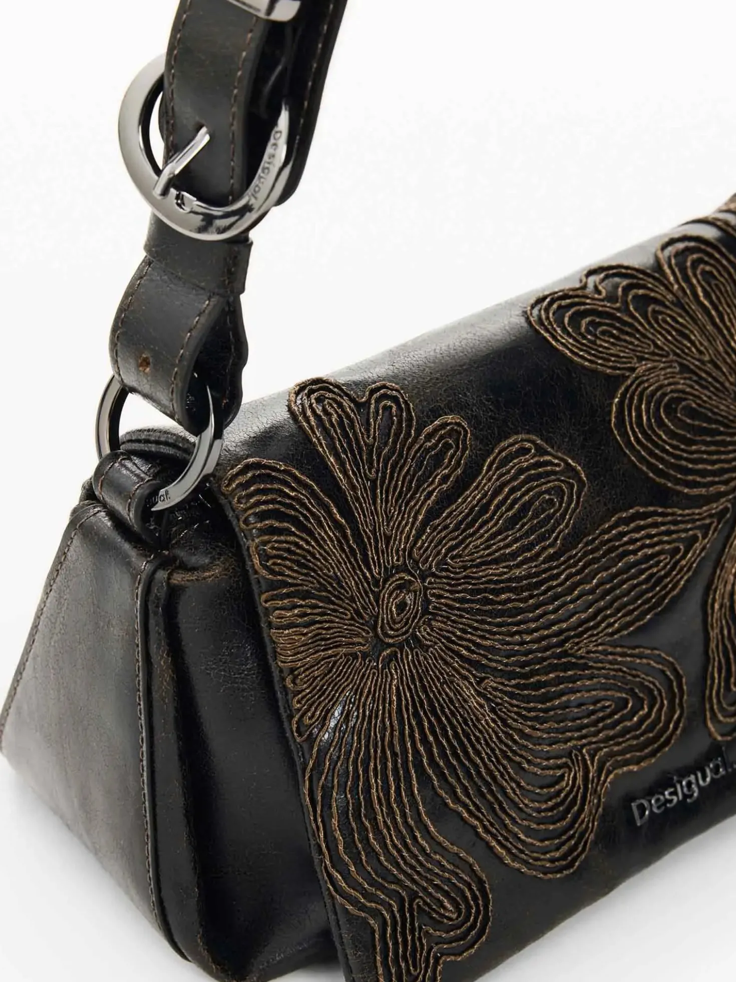 BORSA A SPALLA DONNA - DESIGUAL MARRONE - 26WAXP61