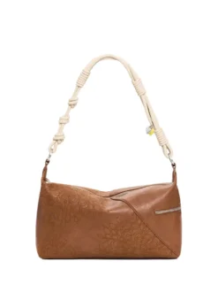 BORSA A SPALLA DONNA - DESIGUAL MARRONE - 26SAXPB6