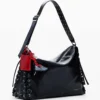 BORSA A SPALLA DONNA - DESIGUAL NERO - 26SAXP86