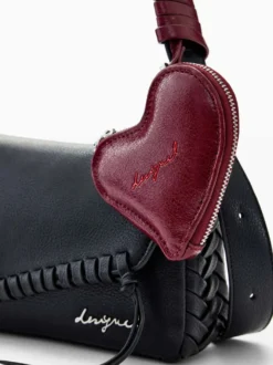 BORSA A SPALLA DONNA - DESIGUAL NERO - 26SAXP45