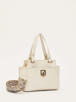 BORSA A SPALLA DONNA - GAUDI CREMA - V6AE-12781