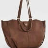 BORSA A SPALLA DONNA - GAUDI MARRONE - V6AI-13000