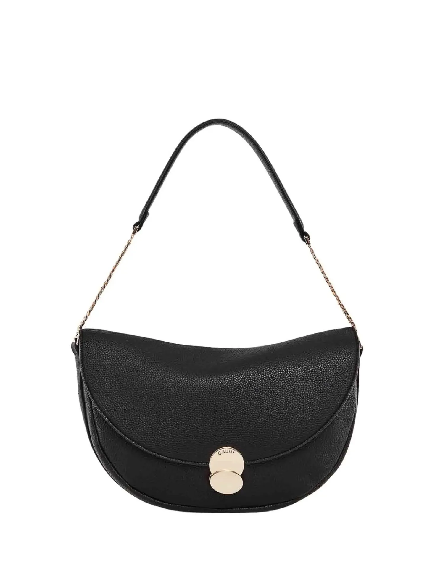 BORSA A SPALLA DONNA - GAUDI NERO - V6AI-13080