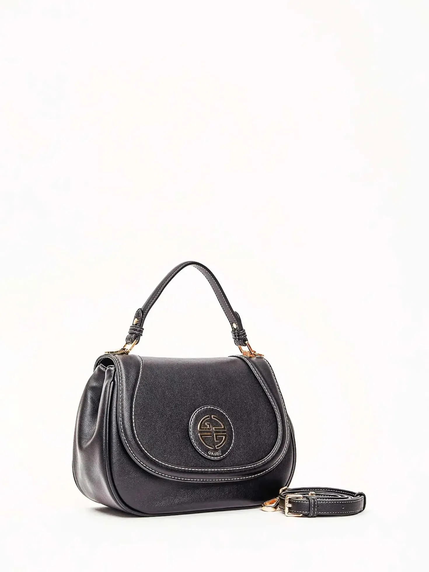 BORSA A SPALLA DONNA - GAUDI NERO - V6AE-12723
