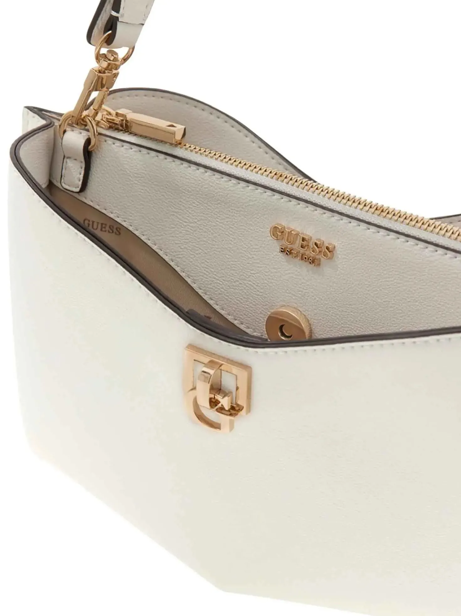 BORSA A SPALLA DONNA - GUESS BIANCO - HWBG99 07170