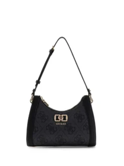 BORSA A SPALLA DONNA - GUESS CARBONE - HWOS99 01180