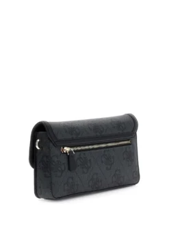 BORSA A SPALLA DONNA - GUESS CARBONE - HWOS81 18190
