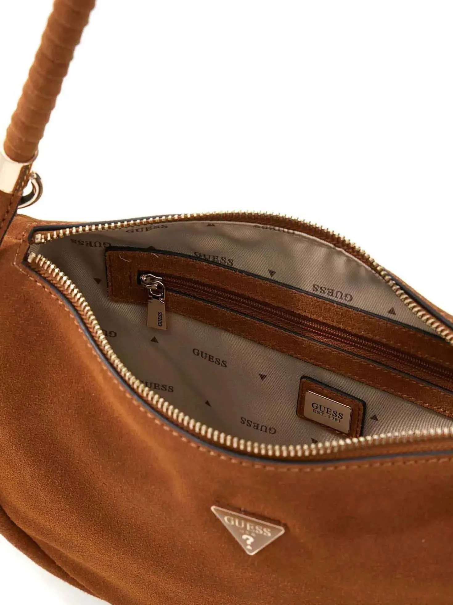 BORSA A SPALLA DONNA - GUESS COGNAC - HWSG99 18010