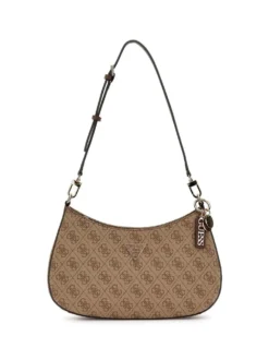 BORSA A SPALLA DONNA - GUESS MARRONE - HWBG96 72180