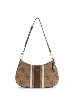 BORSA A SPALLA DONNA - GUESS MARRONE - HWSS96 72180