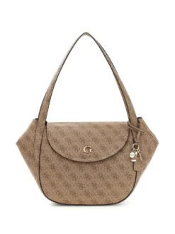 BORSA A SPALLA DONNA - GUESS MARRONE - HWSG97 56190