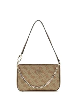 BORSA A SPALLA DONNA - GUESS MARRONE - HWBG96 72720
