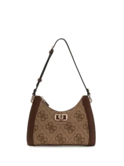 BORSA A SPALLA DONNA - GUESS MARRONE - HWOS99 01180