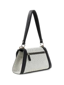 BORSA A SPALLA DONNA - GUESS NATURALE-NERO - HWAG97 19190