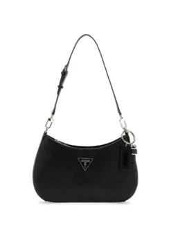 BORSA A SPALLA DONNA - GUESS NERO - HWZG96 72180