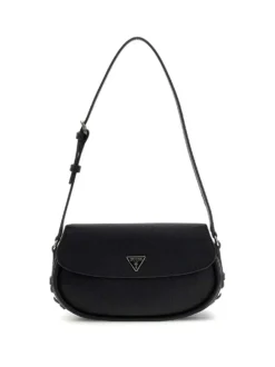 BORSA A SPALLA DONNA - GUESS NERO - HWBG99 18190