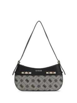 BORSA A SPALLA DONNA - GUESS NERO - HWJP99 02170