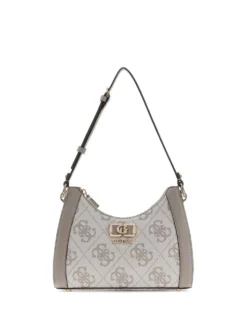 BORSA A SPALLA DONNA - GUESS TAUPE - HWOS99 01180