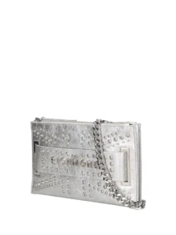 BORSA A SPALLA DONNA - JOHN RICHMOND ARGENTO - RWP26149BO