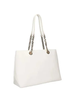BORSA A SPALLA DONNA - JUST CAVALLI BIANCO - 80RA4BB9 ZS766