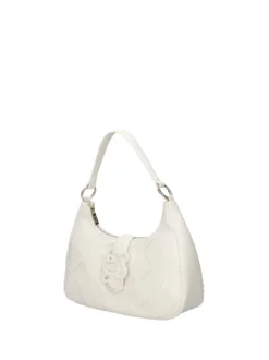 BORSA A SPALLA DONNA - JUST CAVALLI BIANCO - 80RA4BM5 ZSD88
