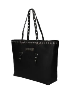 BORSA A SPALLA DONNA - JUST CAVALLI NERO - 80RA4BU1 ZSB81