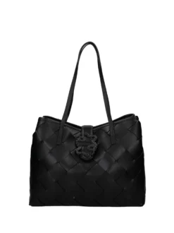 BORSA A SPALLA DONNA - JUST CAVALLI NERO - 80RA4BM2 ZSD88