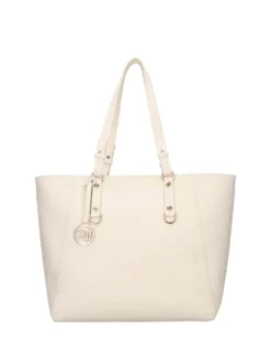 BORSA A SPALLA DONNA - LUMBERJACK BIANCO - LKP05WBA0301