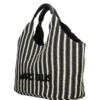 BORSA A SPALLA DONNA - MARC ELLIS NERO-SABBIA - BUBY EIVISSA