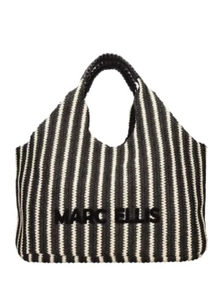 BORSA A SPALLA DONNA - MARC ELLIS NERO-SABBIA - BUBY EIVISSA