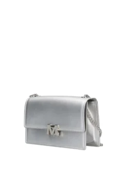 BORSA A SPALLA DONNA - MARC ELLIS ARGENTO - FLAT SUPERMEE M.