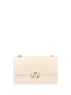 BORSA A SPALLA DONNA - MARC ELLIS BEIGE-ORO - FLAT SUPERMEE M.