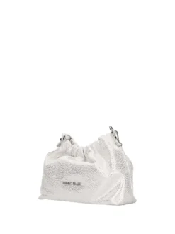 BORSA A SPALLA DONNA - MARC ELLIS ARGENTO - HELENA SUEDE LUX