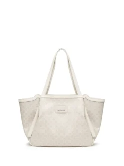 BORSA A SPALLA DONNA - NERO GIARDINI PANNA - E644220D
