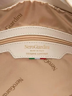BORSA A SPALLA DONNA - NERO GIARDINI PANNA - E644151D