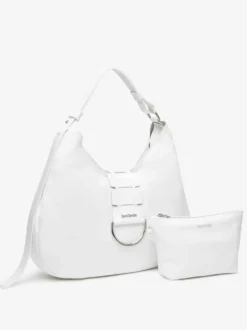 BORSA A SPALLA DONNA - NERO GIARDINI BIANCO - E644161D