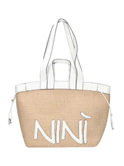 BORSA A SPALLA DONNA - NINI BIANCO - 26308