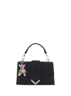BORSA A SPALLA DONNA - PASH BAG NERO - 17294-KAY-S5M-P