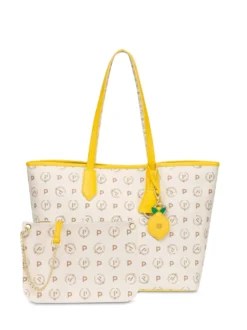 BORSA A SPALLA DONNA - POLLINI AVORIO-GIALLO - TE8427PP06Q1Y