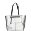 BORSA A SPALLA DONNA - REBELLE ARGENTO - REB0174 P0016