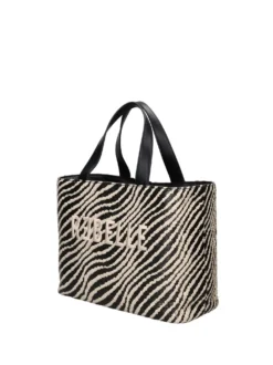 BORSA A SPALLA DONNA - REBELLE NERO - REB0211 T0021