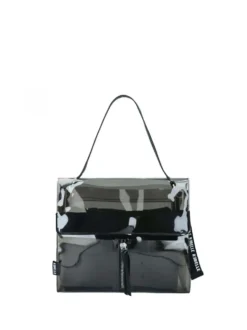 BORSA A SPALLA DONNA - REBELLE NERO - REB0192 P0027