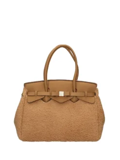BORSA A SPALLA DONNA - SAVE MY BAG CAMEL - S62-MISS-L-FUL