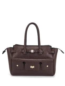 BORSA A SPALLA DONNA - SAVE MY BAG MARRONE - S62-CLARA-L-PUB