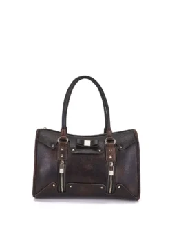 BORSA A SPALLA DONNA - SAVE MY BAG MARRONE - S62-SELENA-L-EMU