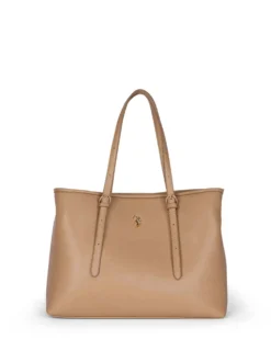 BORSA A SPALLA DONNA - US POLO ASSN. BEIGE - BIU4B8935WVP