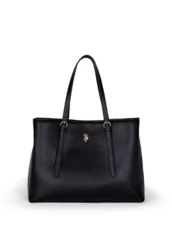 BORSA A SPALLA DONNA - US POLO ASSN. NERO - BIU4B8935WVP