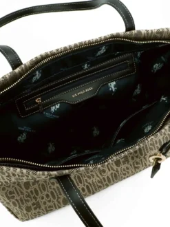 BORSA A SPALLA DONNA - US POLO ASSN. NERO - BEUJG9131WZC