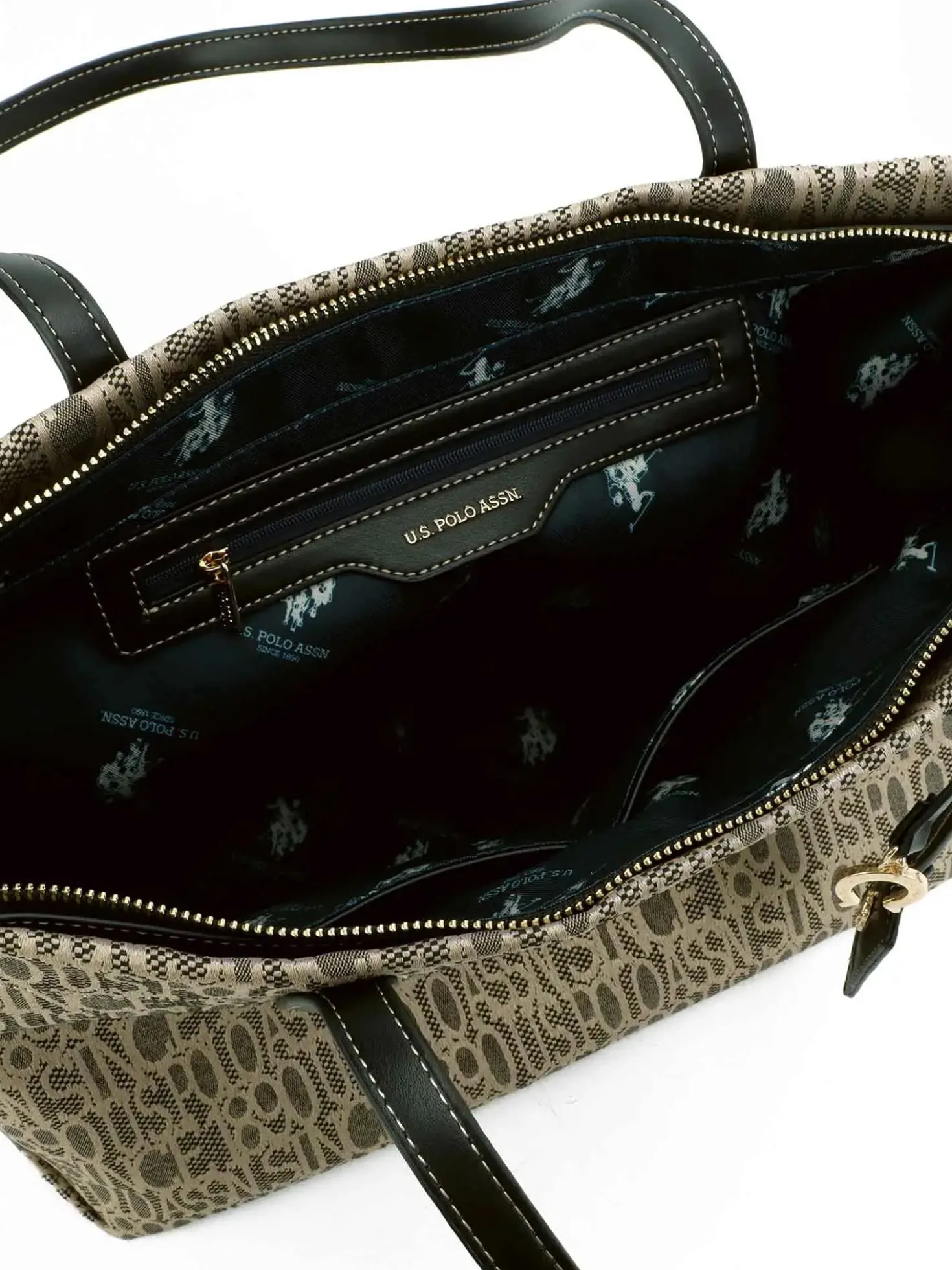 BORSA A SPALLA DONNA - US POLO ASSN. NERO - BEUJG9131WZC